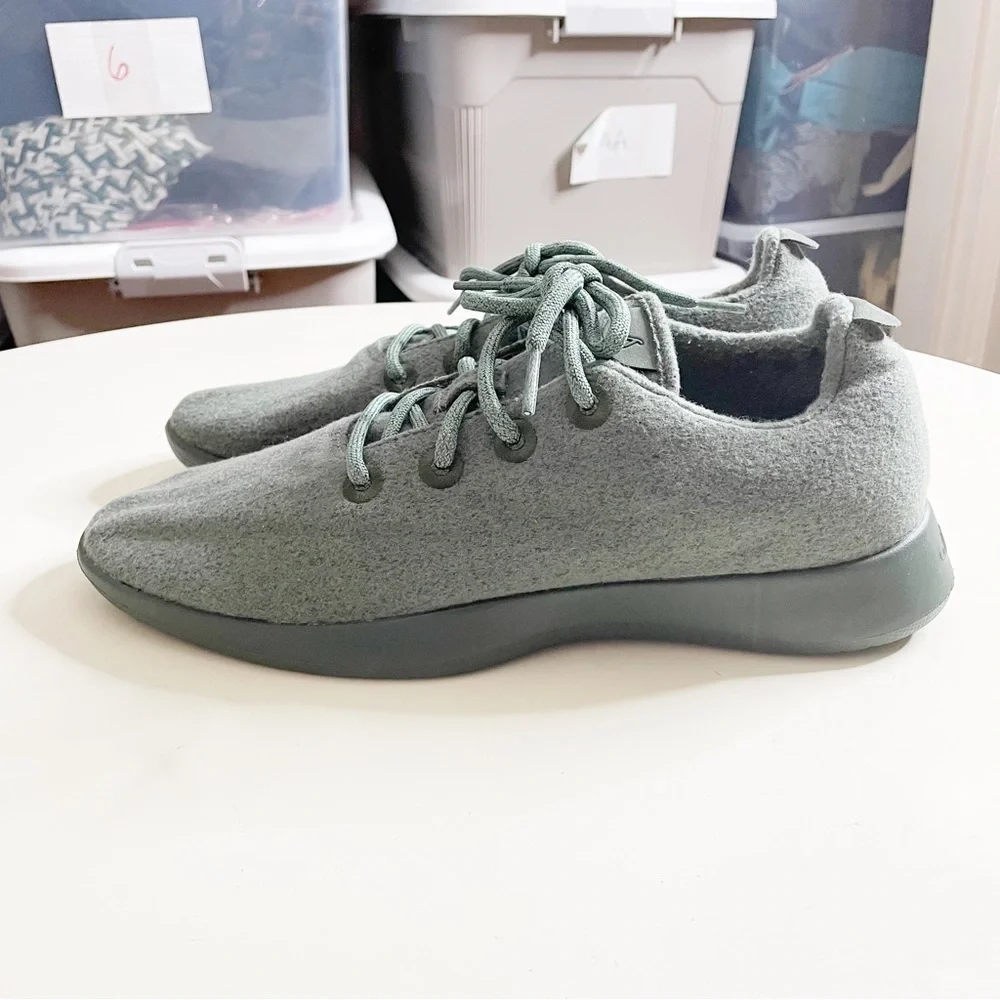 Allbirds Wool Runners Sneakers Shoe Green Men’s Size 12
